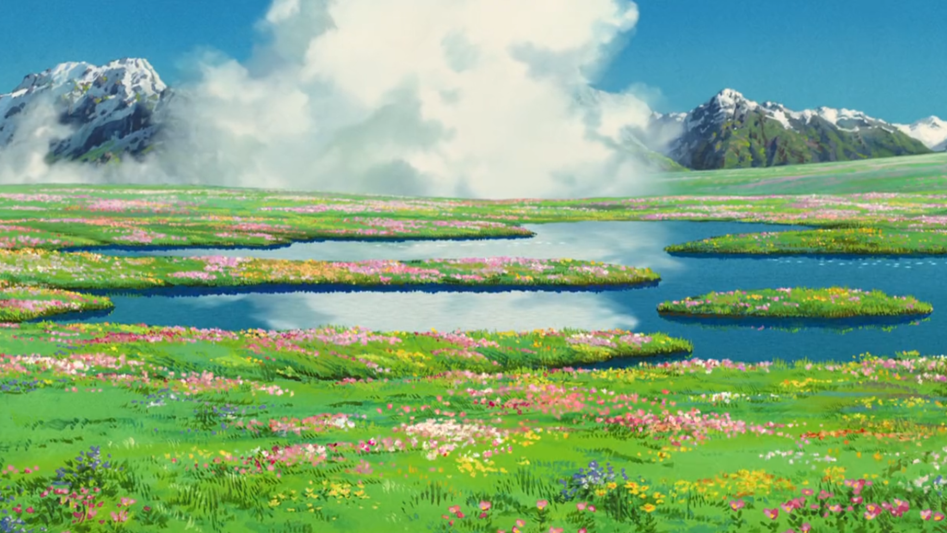 Howl's Moving Castle flowers1